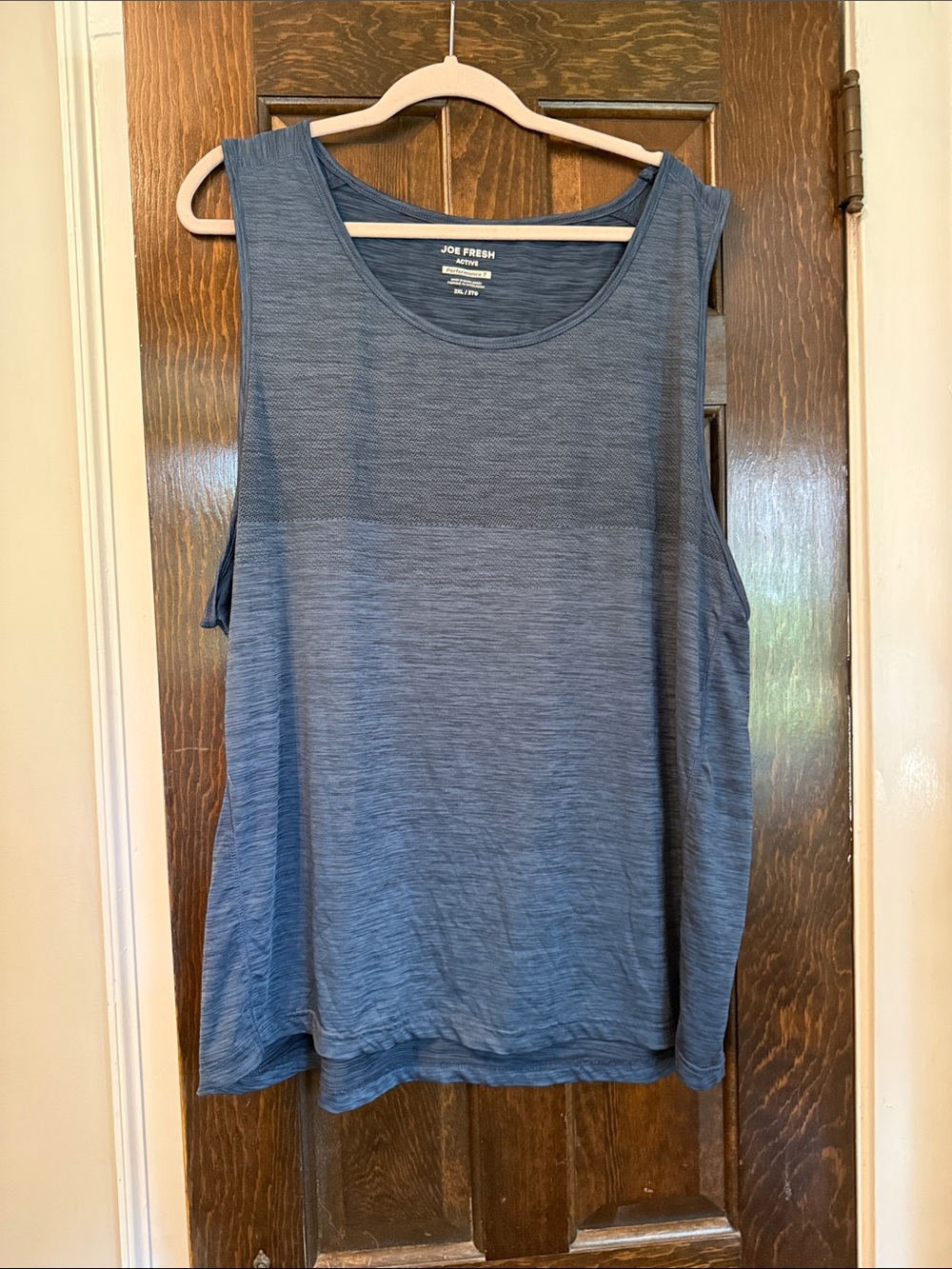 Joe Fresh Blue Scoop Neck Tank Top